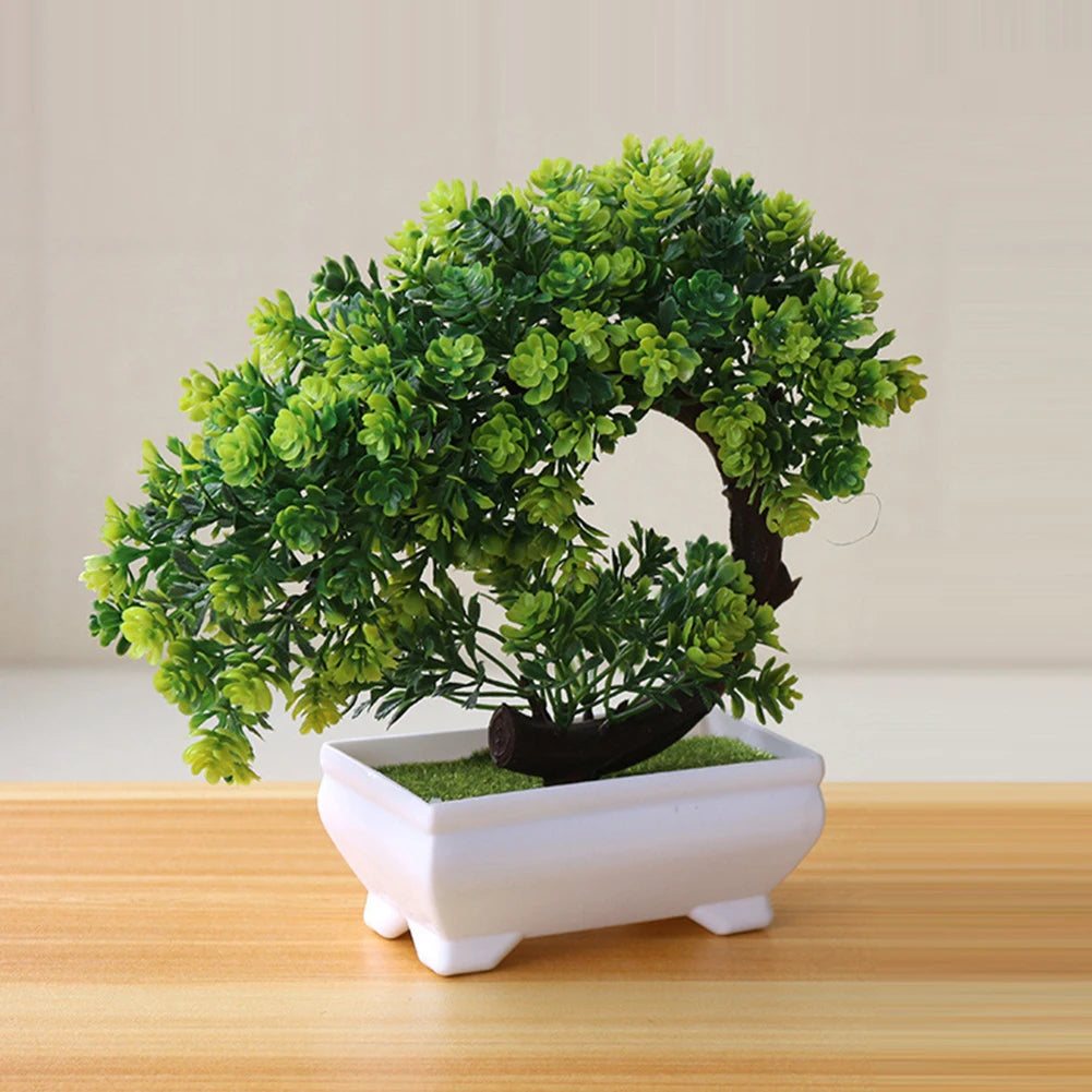 Artificial Plant Bonsai Small Tree Pot