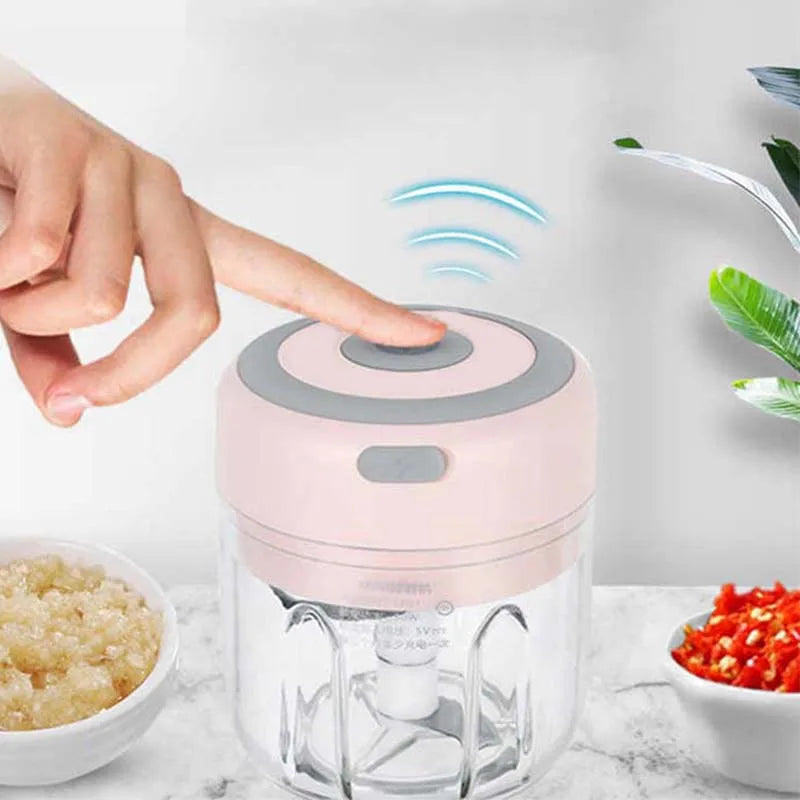 Rechargeable Multifunctional Electric Grinder: Meat, Vegetable, Garlic, Ginger Crusher