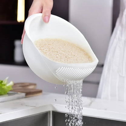 Multifunctional Rice Washing Filter Strainer Colander