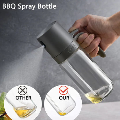 Glass Oil Spray Bottle: Cooking Oil Dispenser & Olive Oil Sprayer