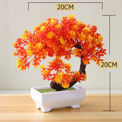 Artificial Plant Bonsai Small Tree Pot