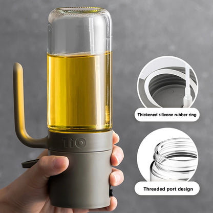 Glass Oil Spray Bottle: Cooking Oil Dispenser & Olive Oil Sprayer