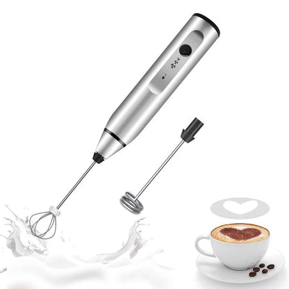 Wireless Electric Milk Frother: USB Mini Coffee Mixer