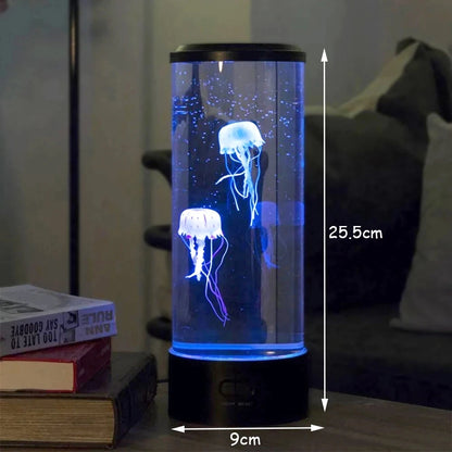 Color-Changing Jellyfish Lamp: USB/Battery Table Night Light