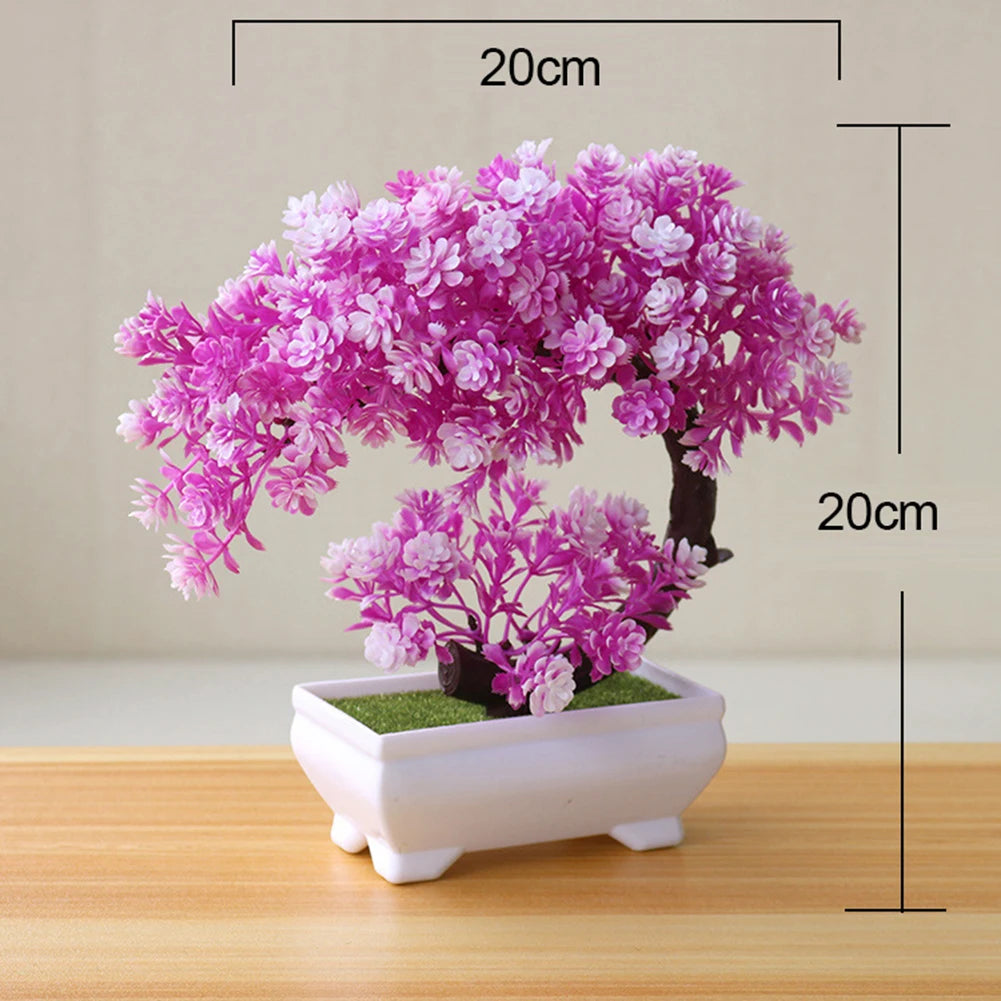 Artificial Plant Bonsai Small Tree Pot