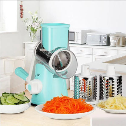 3-in-1 Manual Rotation Vegetable Fruit Slicer