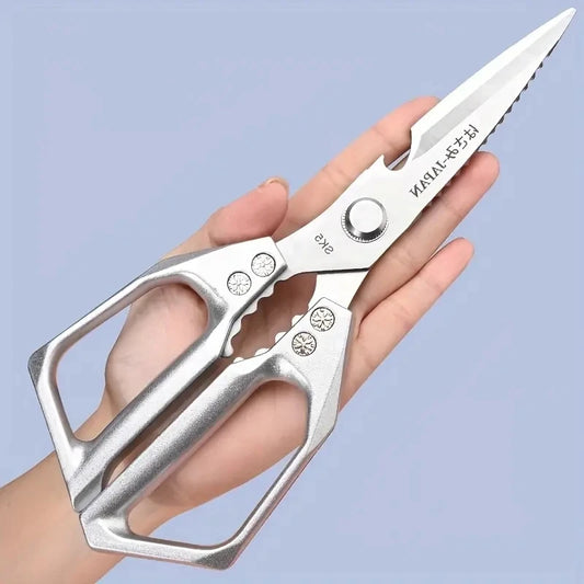 1pc Heavy-Duty Kitchen Scissors Stainless Steel