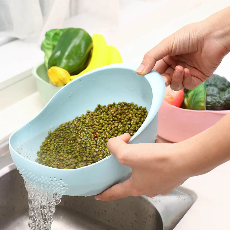 Multifunctional Rice Washing Filter Strainer Colander