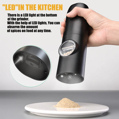 LED Pepper and Salt Grinder