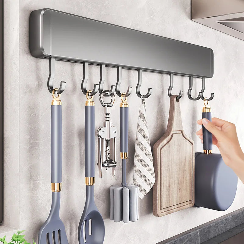 Wall-Mounted Kitchen Storage Rack