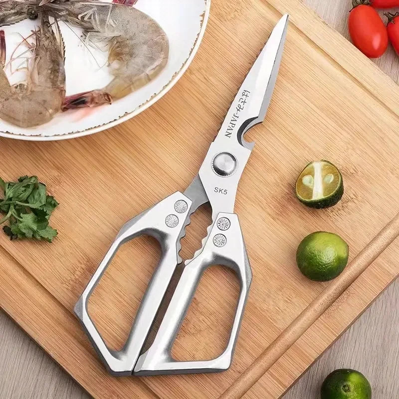 1pc Heavy-Duty Kitchen Scissors Stainless Steel