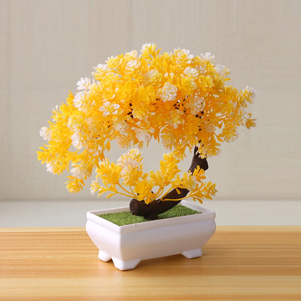 Artificial Plant Bonsai Small Tree Pot