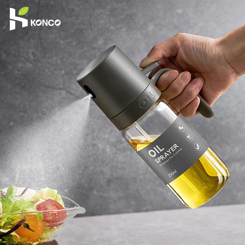 Glass Oil Spray Bottle: Cooking Oil Dispenser & Olive Oil Sprayer