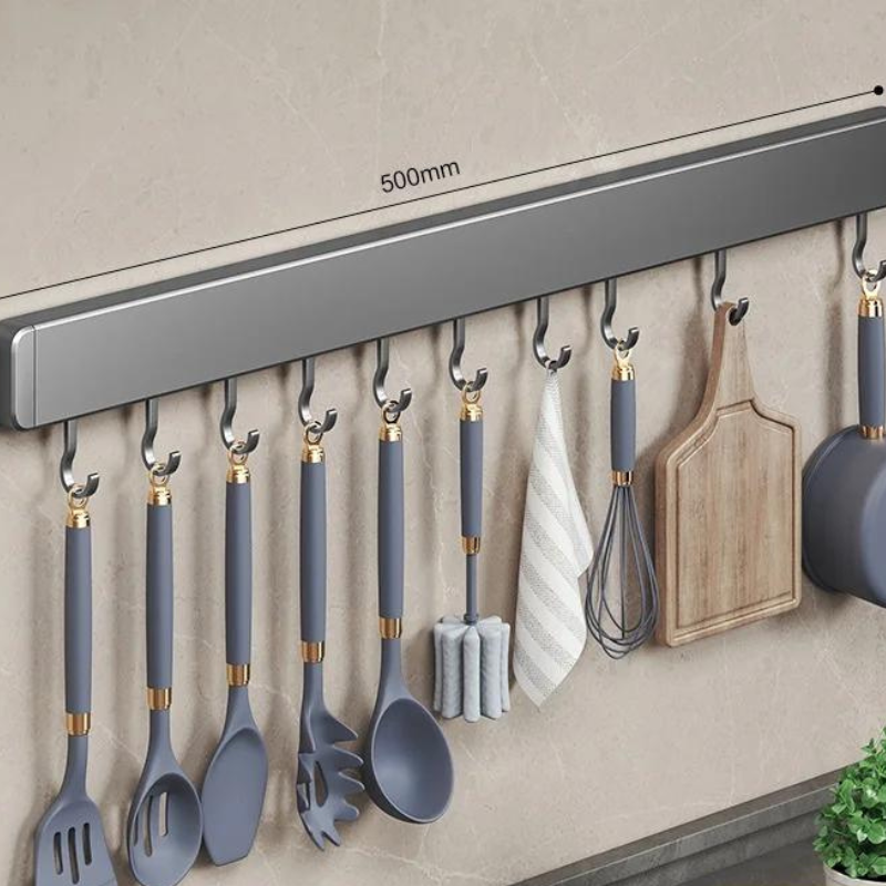 Wall-Mounted Kitchen Storage Rack